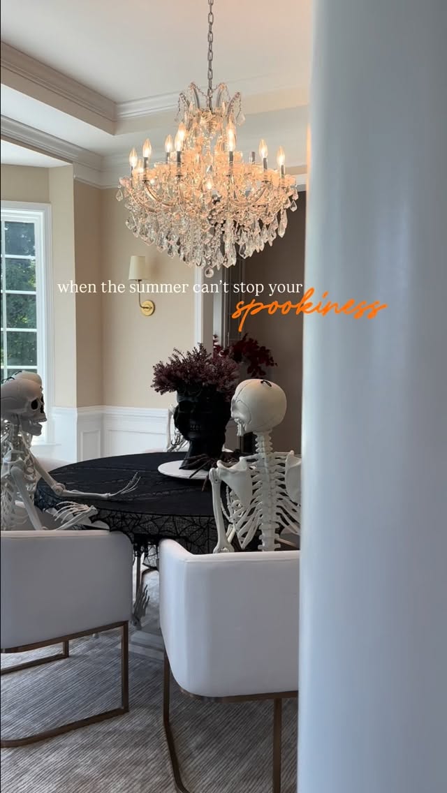 Summerween dining table